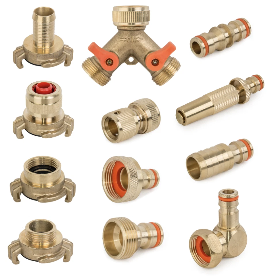 Klauenkupplung Geka Schlauchkupplung Hahnanschluß 1/2" 3/4" Innen- Außen-Gewinde - Bild 1 von 1