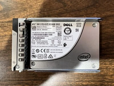 XCN15 Dell Intel DC S4500 1.92TB SATA 6Gbps 2.5" SSD SSDSC2KB019T7R 0XCN15 - Image 1 of 4