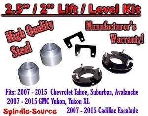 2.5" / 2" FULL LIFT KIT Chevy FOR 07 - 15 Chevrolet Tahoe GMC Yukon 1500 SUV - Picture 1 of 1