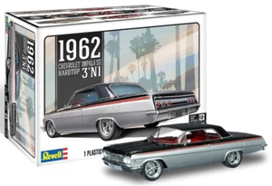 1962 Chevy Impala SS Hardtop (3 in 1) 1:25 Plastic Model Kit MONOGRAM - Foto 1 di 1