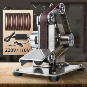 Mini Belt Grinding Machine Tool Sharpening Machine Sanding Grinding Electric ... - Picture 1 of 10