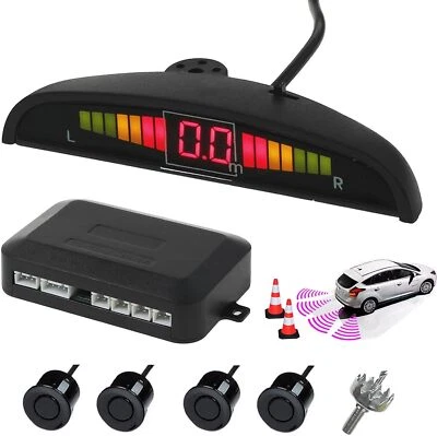 Car Parking Reversing Sensors Kit Audio Buzzer Alarm LED Display 2.5M Lead 12V - Image 1 of 4