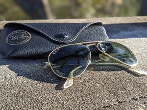 Vintage RAY-BAN Aviator Sunglasses Made in USA - Picture 1 of 9