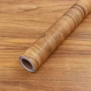 COSNIGHT Wood Grain Contact Paper Peel and Stick Wallpaper Self Adhesive Wall Pa - Picture 1 of 7