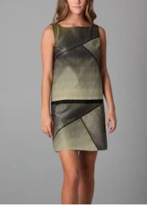 Sachin + Babi for Ankasa ärmelloses ombre Kleid Gr. 4 Seide modern - Bild 1 von 9