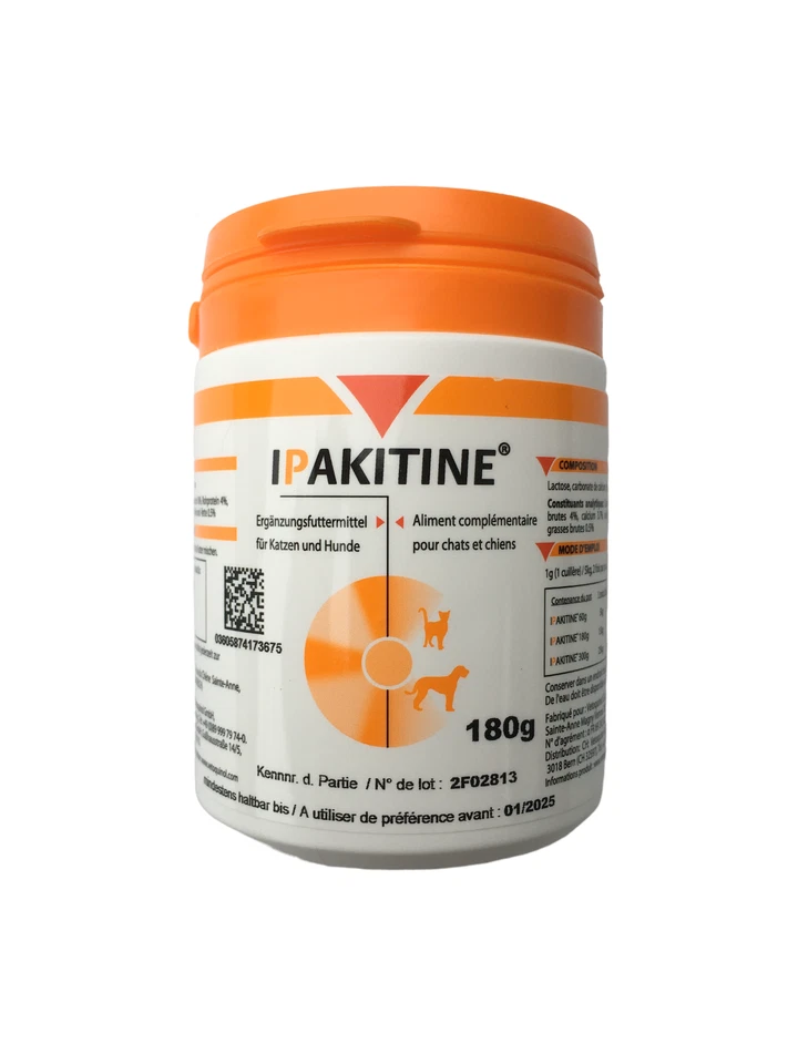 2 x Ipakitine 180g Dose (360g Gesamt) - Vetoquinol (112,64€/Kg)