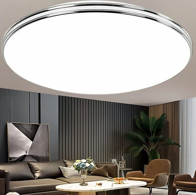 LED Deckenlampe Deckenleuchte Panel Schlafzimmer Wohnzimmer Bad Flur lampe IP44 - Bild 1 von 4