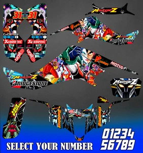 LTZ 400 Suzuki Wrap Graphics Stickers kit Decals ATV Quad 2003-2008 KFX 400 - Picture 1 of 1