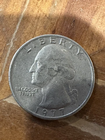 Rare 1977 Quarter No Mint Mark With Multiipe Errors Cover