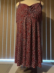 119 $ Swim Solutions Fly Away Bauchkontrolle Büstenunterstützung Badekleid Größe 26W rot - Bild 1 von 10