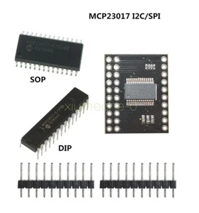 MCP23017 DIP SOP Bidirectional 16-Bit I/O Expander I2C IIC Serial Interface - Picture 1 of 17
