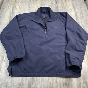 Polo Golf Giacca a Vento Uomo Grande Blu Ralph Lauren Mezza Zip Pullover - Foto 1 di 4