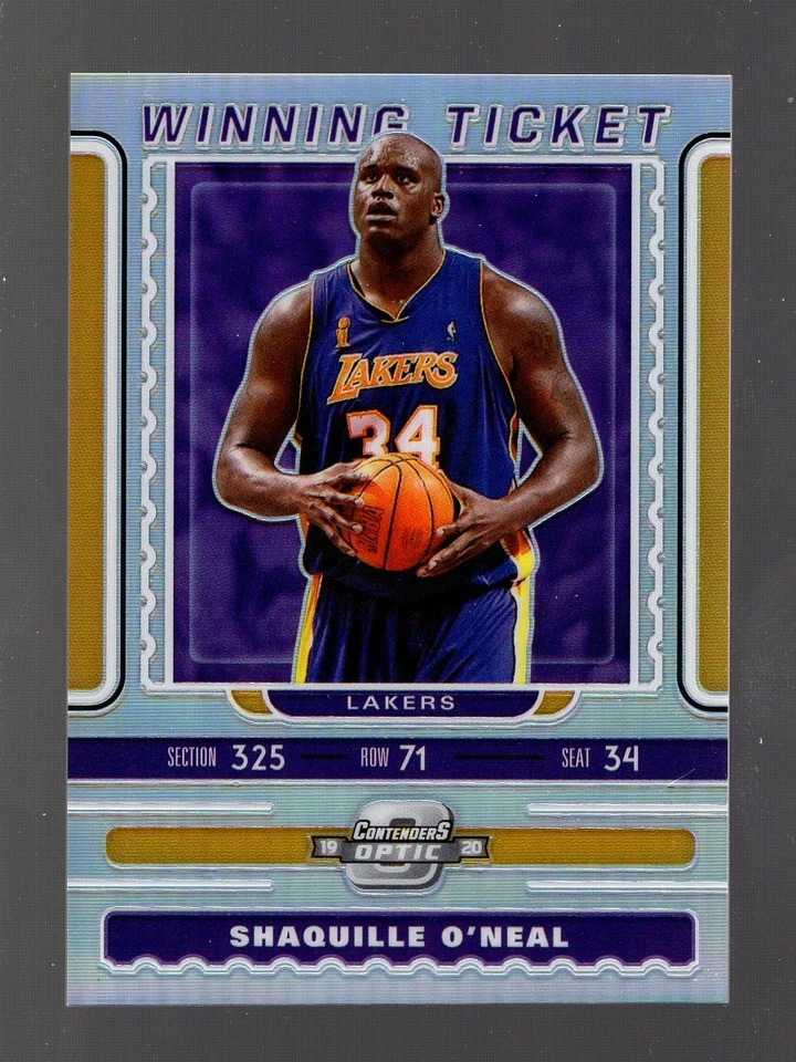 2019-20 OPTIC CONTENDERS WINNING TICKET SILVER PRIZM #5 SHAQUILLE O'NEAL LAKERS - Image 1 of 1