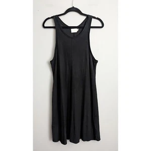 Nation LTD Racer Back Swing Dress Black Cotton Size M - Picture 1 of 6