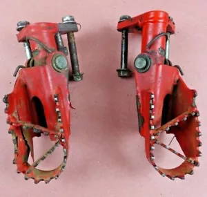 1995-1999 ATK 605 ROTAX OEM Original RIGHT LEFT FOOT PEG REST PEDAL FOOTPEG PEGS - Picture 1 of 4