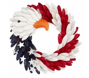 CORONA DE ÁGUILA AMERICANA Decoración Clásica Americana | 4 de Julio | Día de los Caídos | EE. UU. - Imagen 1 de 3