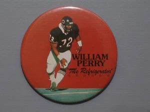 Chicago Bears 1986 William The Refrigerator Perry Badge / Pin 3" - Picture 1 of 4