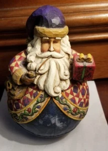Jim Shore Enesco Santa THE SEASON OF GIVING 4002417 Roly Poly Figure 2005 - Picture 1 of 7