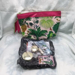 Estee Lauder Ruben Toledo Collab Tropical Makeup and Bag NEW - Picture 1 of 12