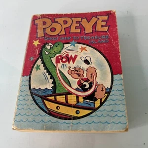 1967 POPEYE GHOST SHIP TO TREASURE ISLAND CHILDRENS LITTLE BOOK BY WHITMAN - Picture 1 of 7