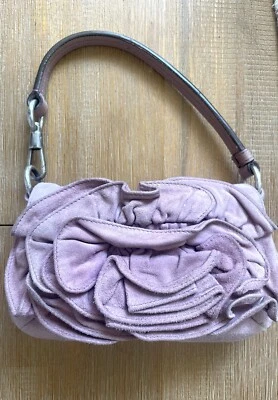 Bolso con asa superior rosa YSL Yves Saint Laurent Rive Gauche  Foto 1 de 4