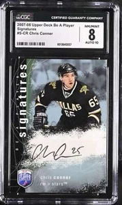 2007-08 UPPER DECK BE A PLAYER SIGNATURES #SCR CHRIS CONNER CGC 8 NM/MINT AUTO S - Picture 1 of 2