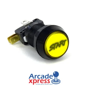 Boton Pulsador START Arcade Pinball iluminado LED Translúcido Button Flipper - Picture 1 of 4