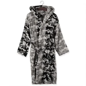 Mirabello Carrara Accappatoio con Cappuccio Unisex Claude Grigio S80 - Foto 1 di 4
