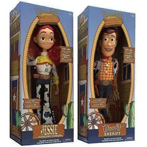 2PCS TOY STORY SHERIFF WOODY & JESSIE DOLL KID SOFT TALKING ACTION FIGURES TOY - Picture 1 of 13