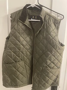 Barbour Rosemount Quilted Fleece Gilet w/Full Zip in Olive MSRP$195 - Picture 1 of 3