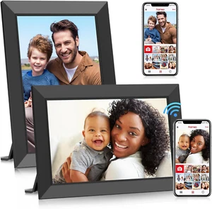 2 Pack Frameo Wifi Digital Picture Frame - 10.1 Inch 1280X800 HD IPS Touch Scree - Picture 1 of 16
