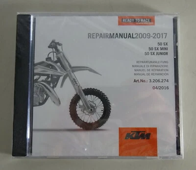 Manual De Taller KTM 50 SX / KTM 50 SX MINI Año 2009-2017 - Imagen 1 de 2