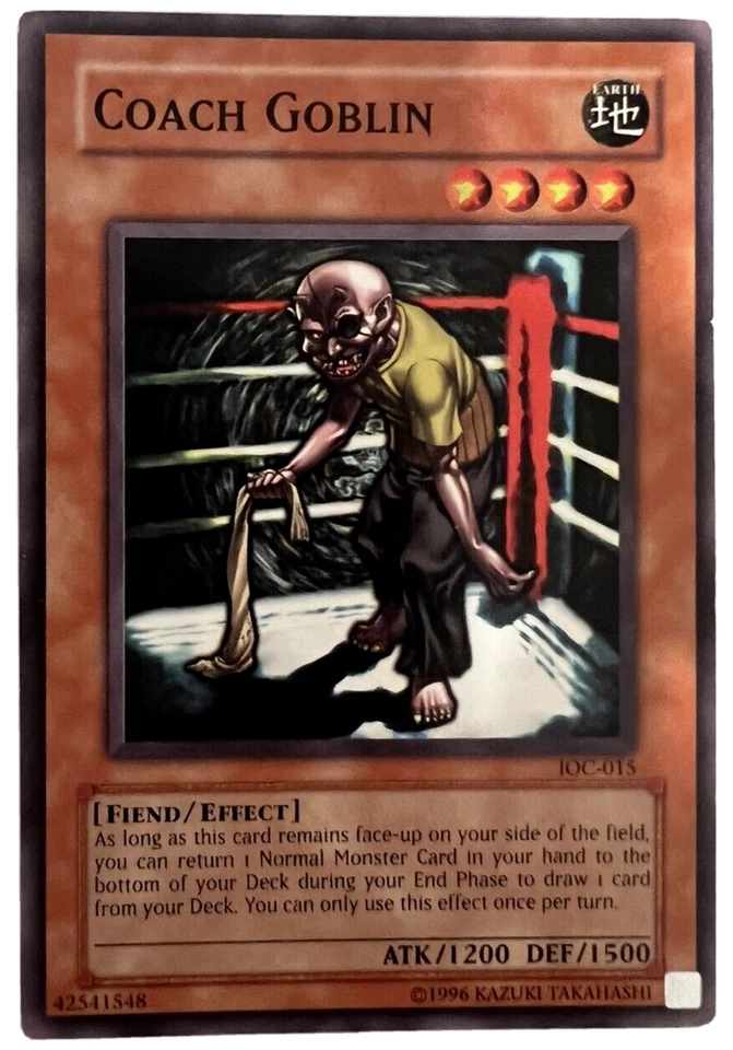 YuGiOh! - Coach Goblin - IOC-015 - Unlimited - Common - Image 1 of 1