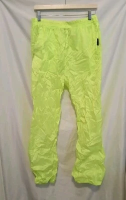 Caterpillar Typhoon Packable Rain Pant XL Yellow Water/Windproof Sheer SMALL FIT - Image 1 of 4