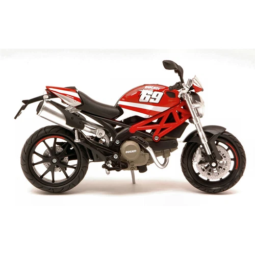 DUCATI MONSTER 796 (No.69) 1:12 New Ray Moto Modellino Nuovo - Immagine 1 di 1