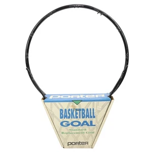 Portería de baloncesto Porter llanta de repuesto estándar negra vintage nueva en caja - Imagen 1 de 5