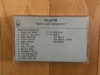 Saafir Box Car Sessions OG Promo Advance Cassette 1994 Bay Area HipHop Rare Hobo - Image 1 of 4