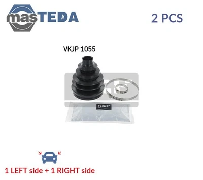 VKJP 1055 CV JOINT BOOT KIT PAIR WHEEL SIDE FRONT SKF 2PCS NEW OE REPLACEMENT - Image 1 of 4