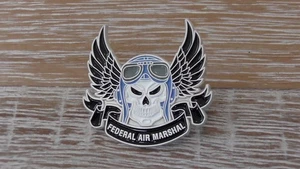 Federal Air Marshal Service FAM FAMS Winged Skull Fliegerbrille Anstecknadel - Bild 1 von 5