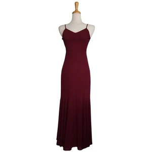 Lulus We Belong Together Burgundy Maxi Dress Women's Size S Bridal Wedding - Picture 1 of 11