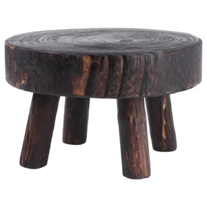 Mini Wooden Stool Display Stand, Solid Wood Stool Plant Stand Flowerpot Rack ... - Picture 1 of 9