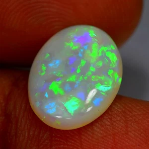 3.55Ct Australian -Lightning Ridge Natural SEMI BLACK OPAL +VIDEO - Picture 1 of 1