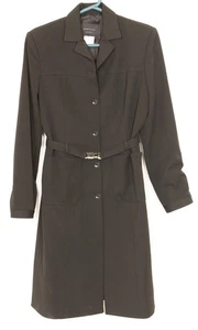 VERTIGO Black Trendy French Ladies Coat SZ M - Picture 1 of 7
