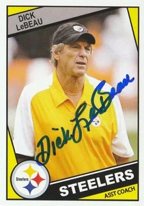 LEGENDARY HALL OF FAMER STEELERS COACH DICK LEBEAU SIGNED CUSTOM CARD RARE - Picture 1 of 2
