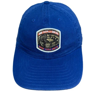 New York Mets Cap 1969 World Series Patch New Era Adjustable Slide Blue Hat OSFA - Picture 1 of 6