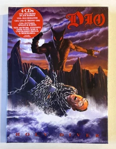 DIO Holy Diver SEALED 4xCD DELUXE BOX SET w/Book+Live+Outtakes Barresi Remix - Imagen 1 de 3