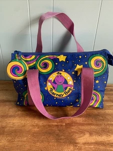 Vintage The Barney Bag Kids Zip Tote 1994 Lyons Group 90’s Kids - guter Zustand - Bild 1 von 11