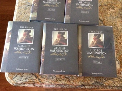 EASTON PRESS The Life of George Washington Irving 5V Biography Sealed Set - image 1 of 4