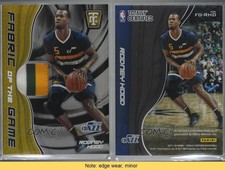 2017-18 Panini Totally Certified Fabric of the Game Gold /10 Rodney Hood #FG-RHD