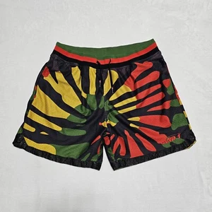 Vtg And1 Jamaica Streetball Basketball Shorts Mens XL 90's Y2K Rasta Loud Bright - Picture 1 of 11